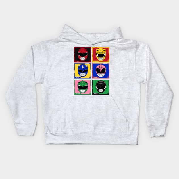 Morphin Grid Kids Hoodie by CRD Branding